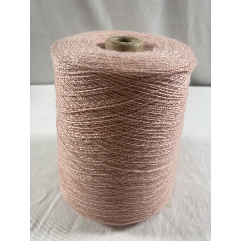 Cone Yarn Spool Yarn Pink 80% Wool 710g Net Weight #712
